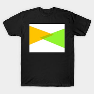 Simplicity In Orange and Green T-Shirt